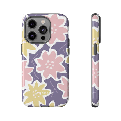 Purple Happy Flower - Protective Phone Case