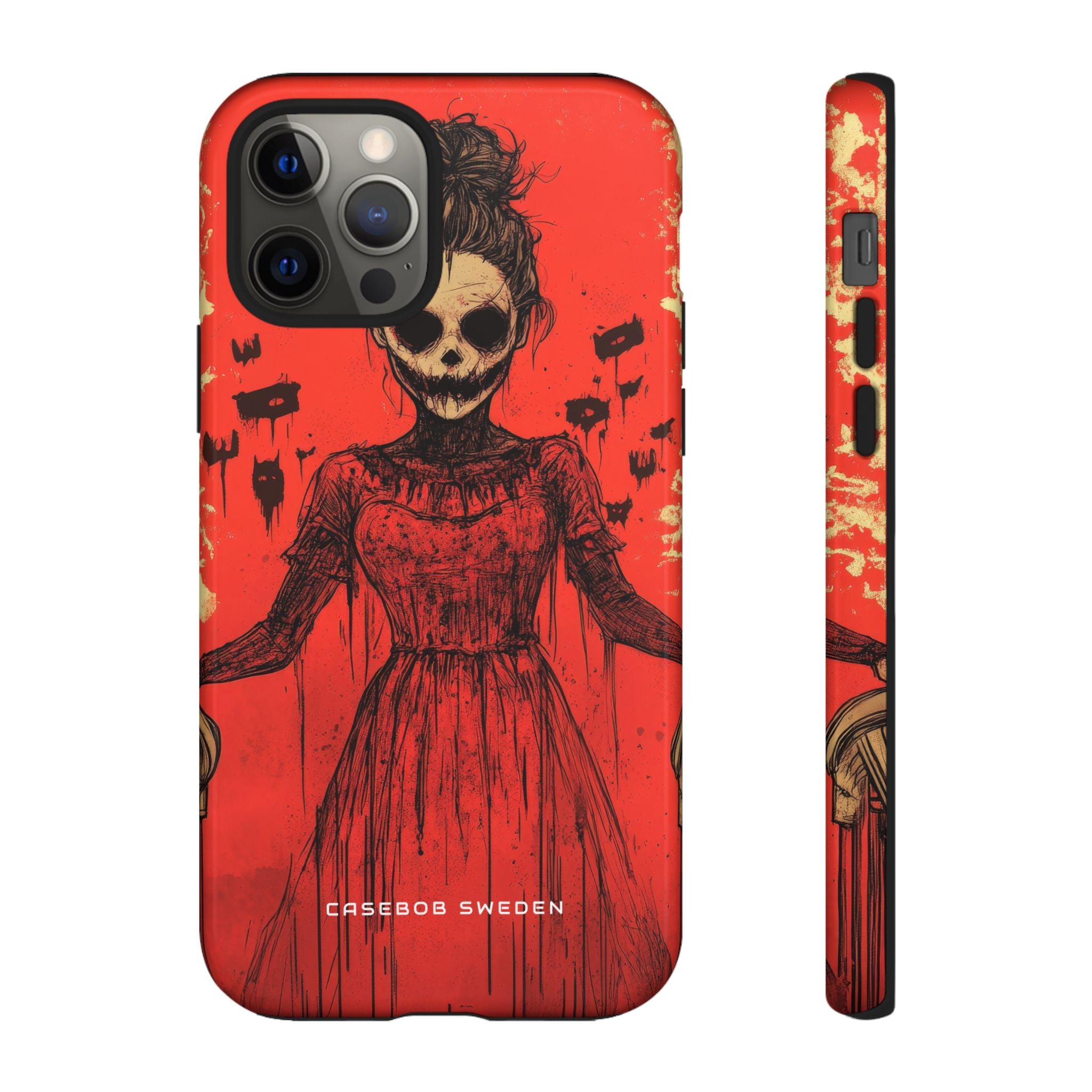 Haunting Scarlet Descent iPhone 12 - Tough Phone Case