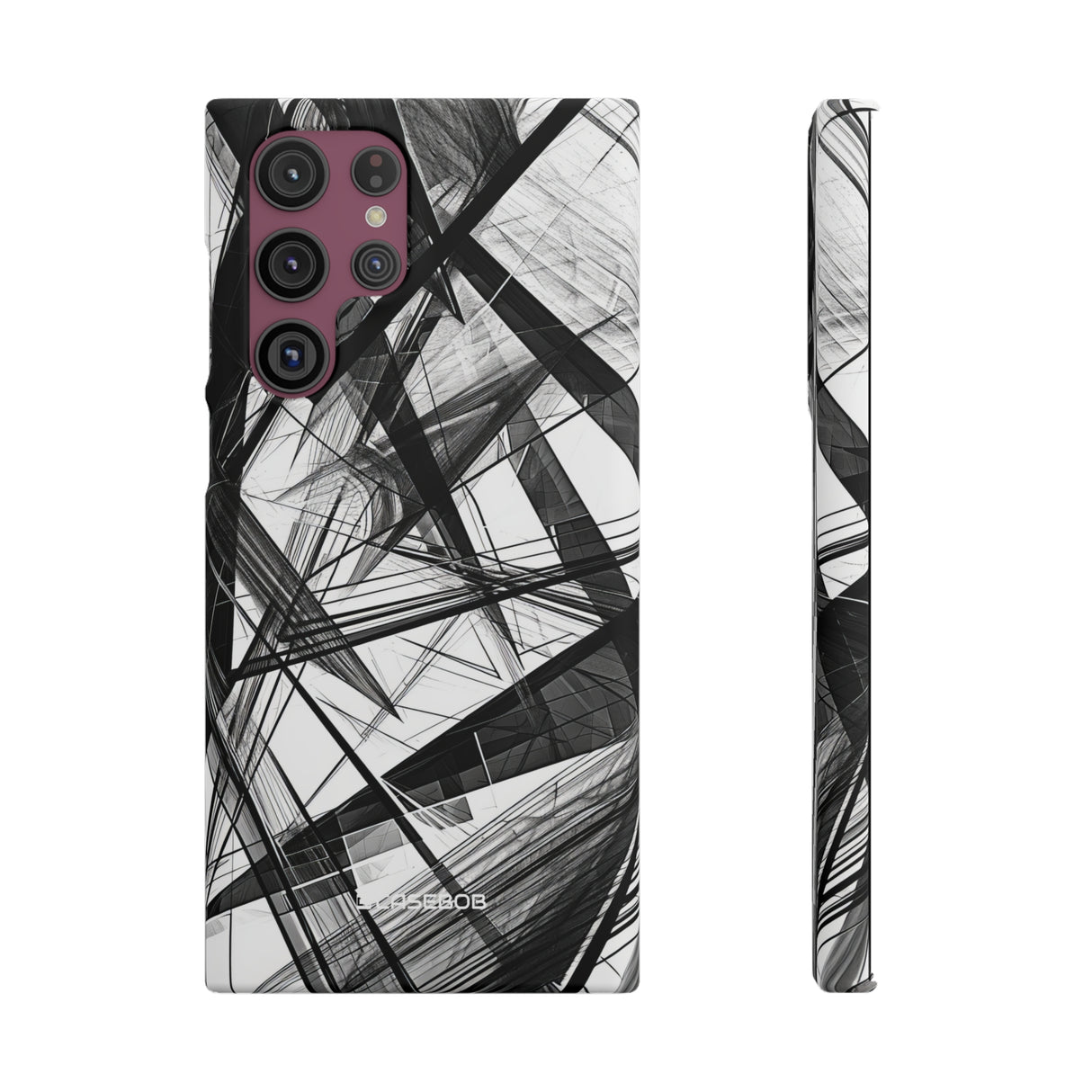 Monochrome Chaos | Slim Phone Case for Samsung