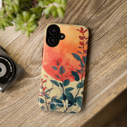 Orange Sun Harmony - Tough iPhone 16 Phone Case