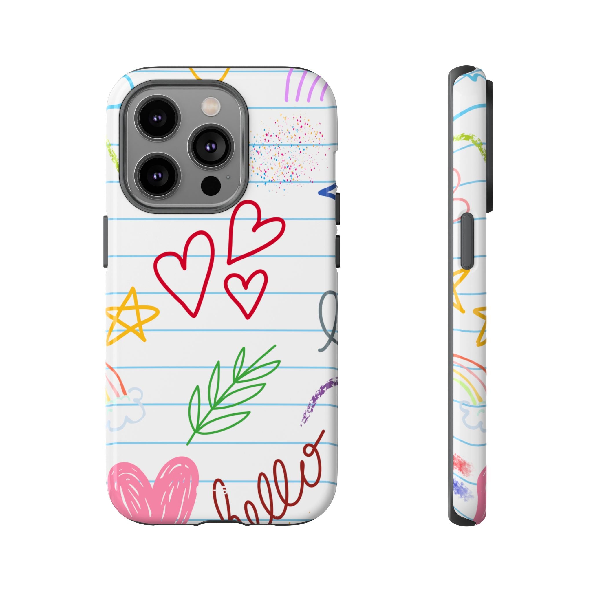 Hearts Dance Happily - iPhone Case