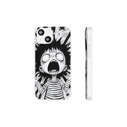 Screaming Stripes iPhone 13 mini Case - Soft