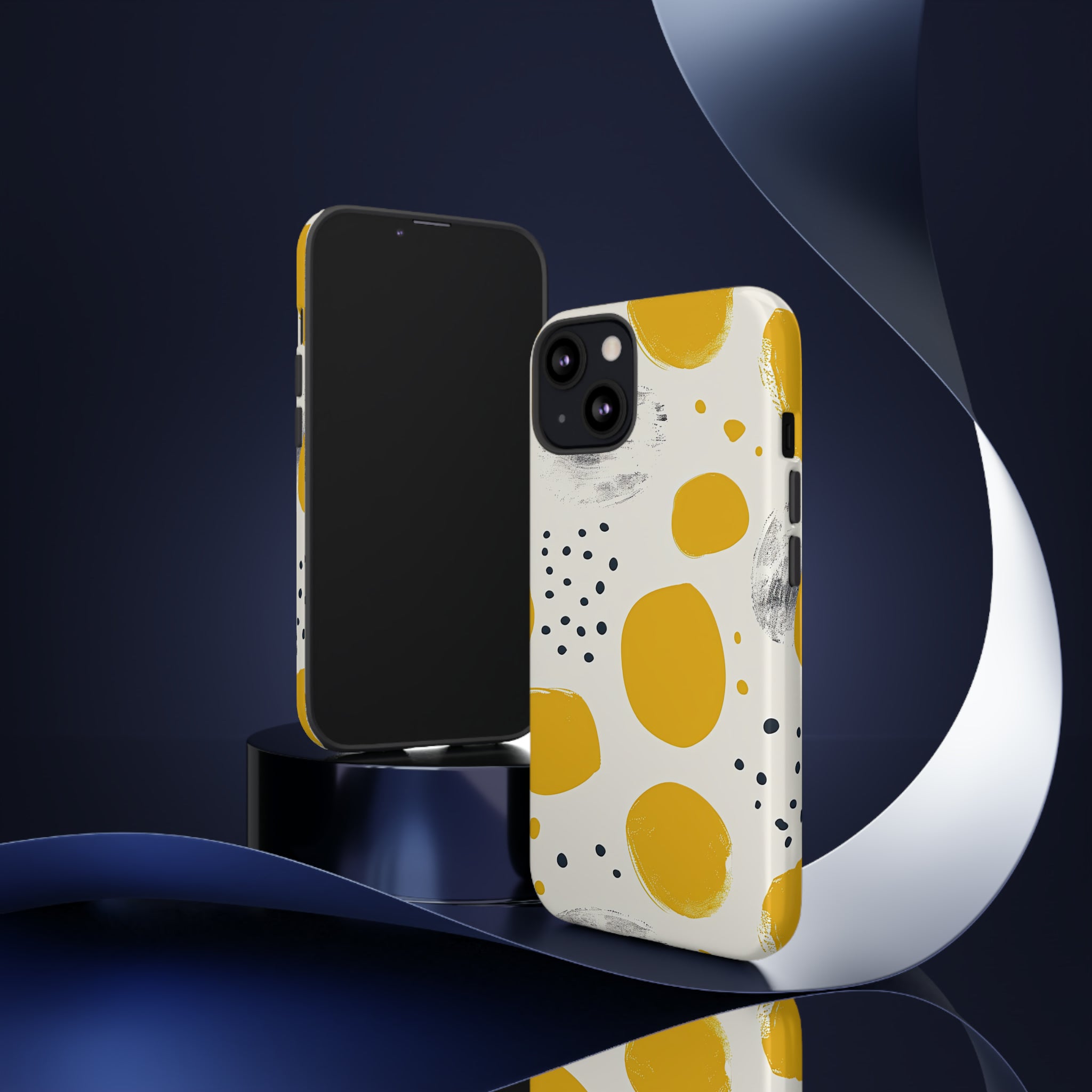 Dotted Yellow Simplicity - Protective Phone Case