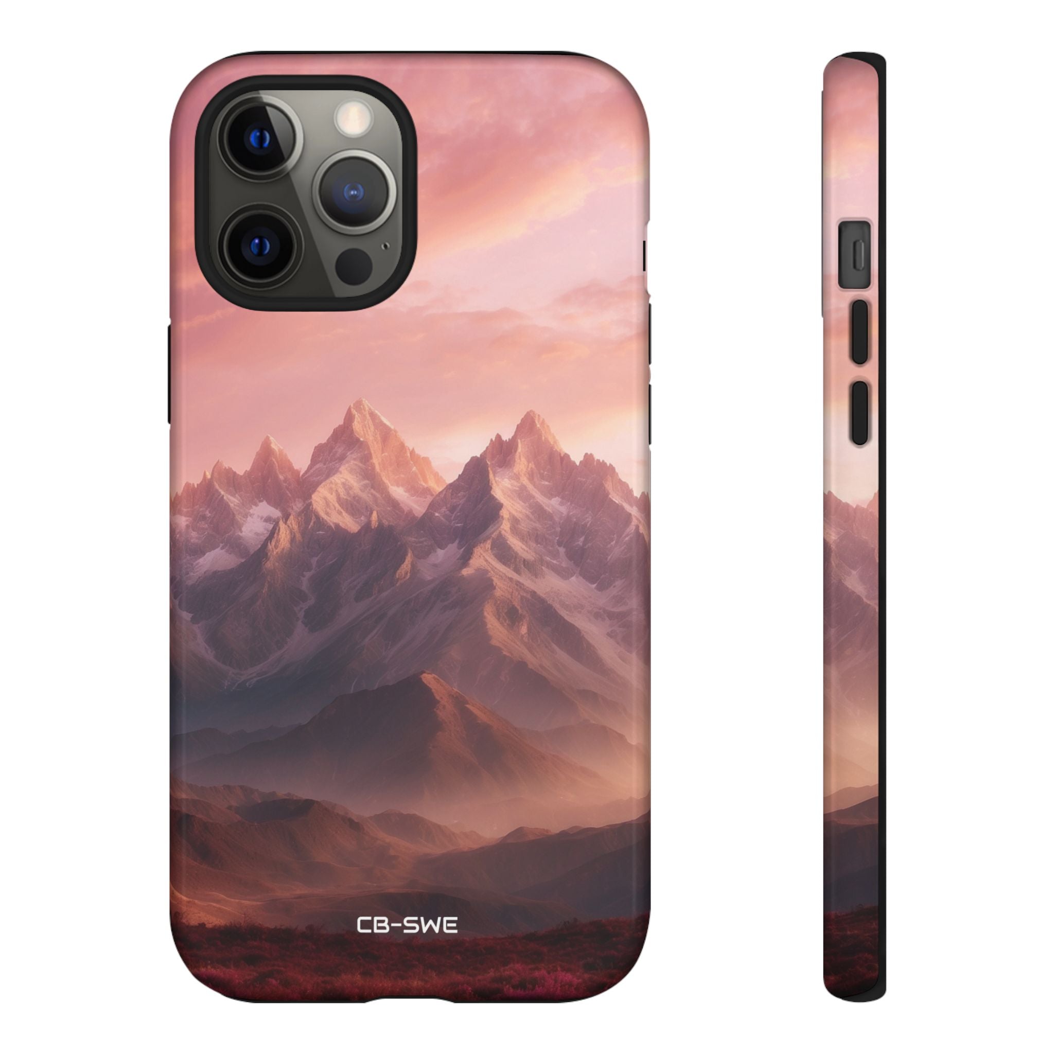 Vibrant Peaks Emerge - iPhone Case