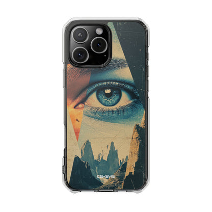 Eye Meets Mountains iPhone Case - Impact