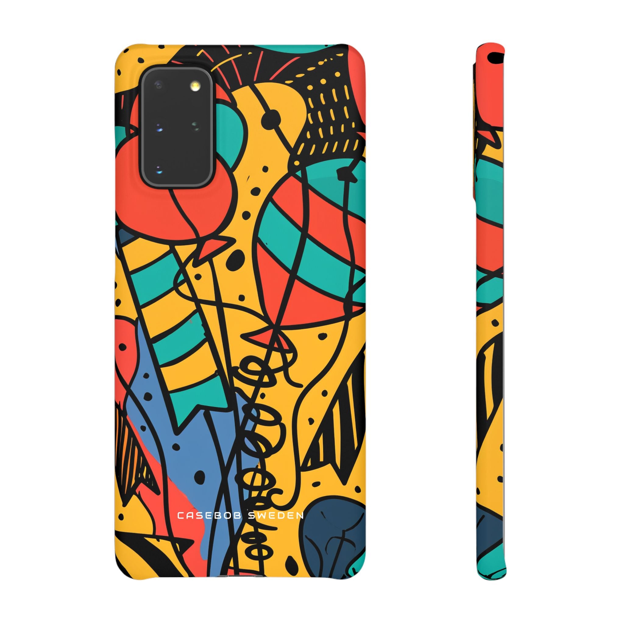 Playful Lines in Motion Samsung S20 - Slim Phone Case