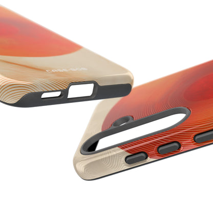 Sunburst Swirl Samsung S25 Case - Tough