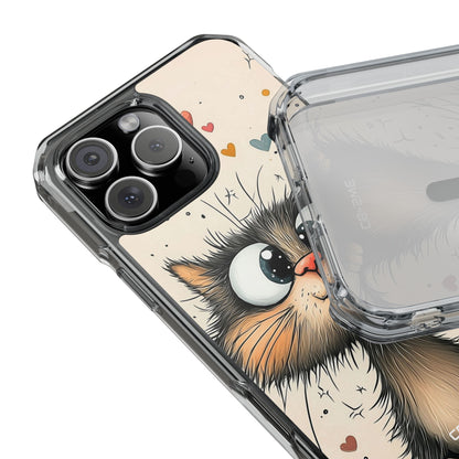 Whimsical Cat Smiles iPhone Case - Impact