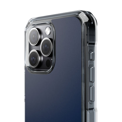 Oxford Blue - Clear Impact Case for iPhone