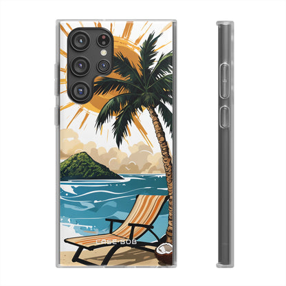 Sunny Palm Breeze Samsung S22 Ultra Case - Soft