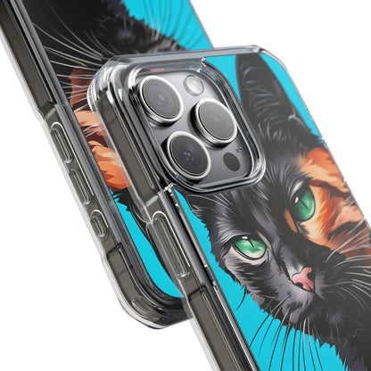 Curious Cat Stare iPhone Case - Impact
