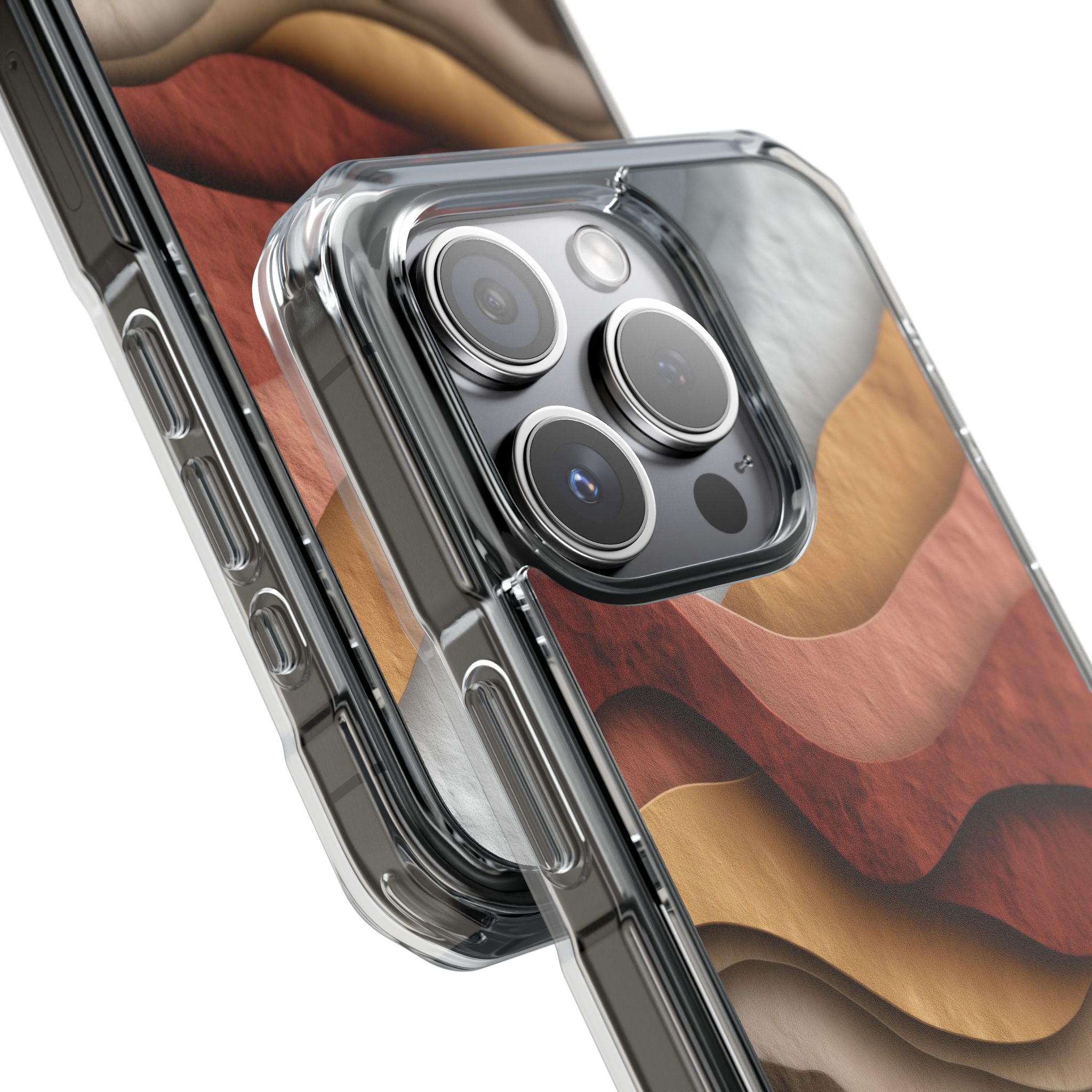 Layered Earth Whisper iPhone Case - Impact