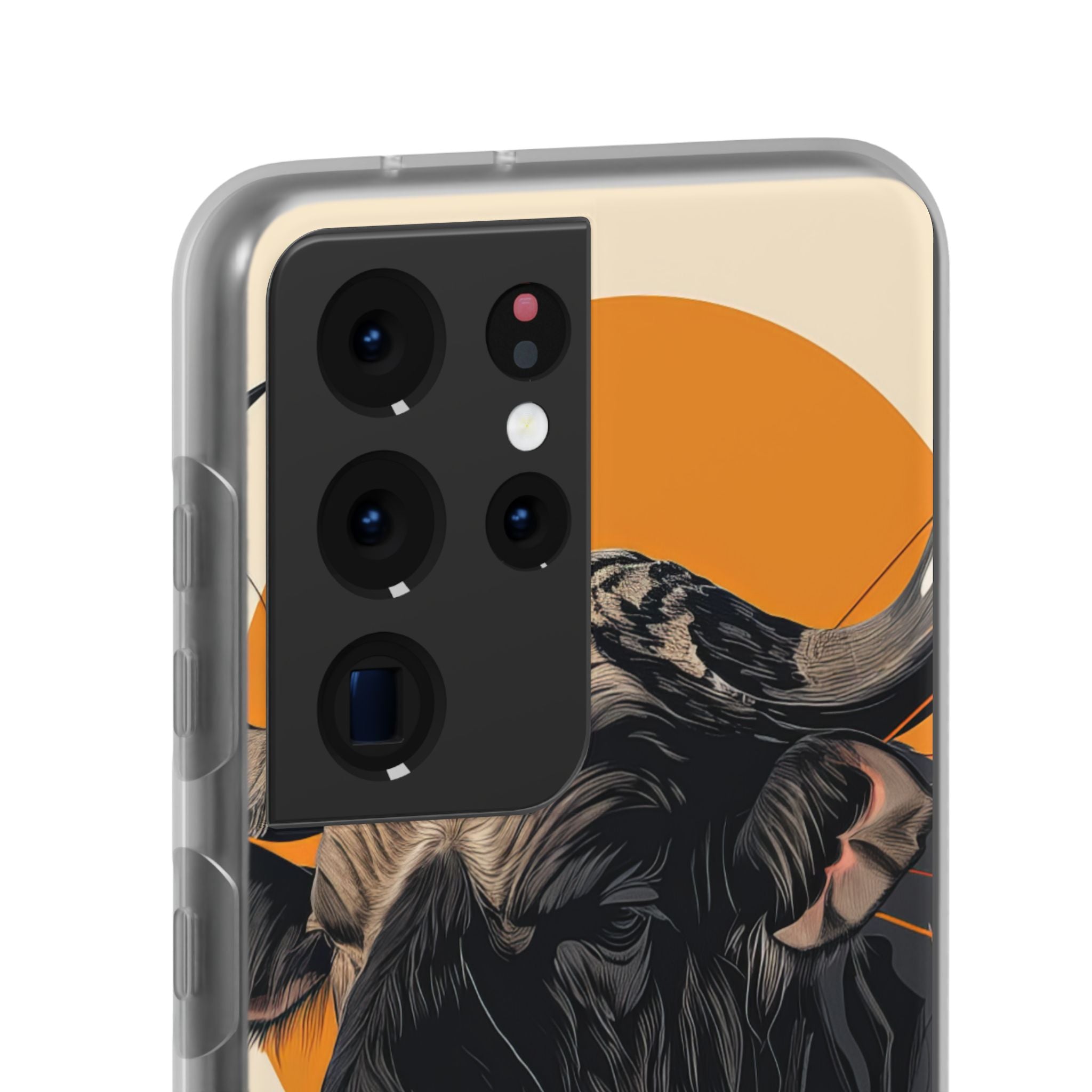 Majestic Buffalo Sun | Flexible Phone Case for Samsung Galaxy