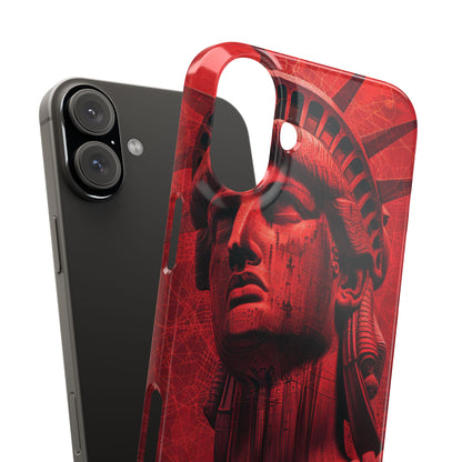 Zen Red Liberty Vision iPhone 16 - Slim Phone Case