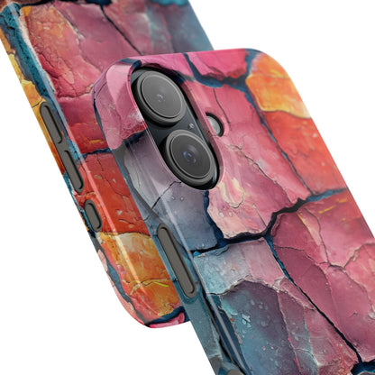 Cracked Earth Mosaic - Slim iPhone 16 Phone Case