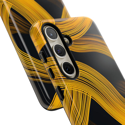 Linee Fluttuanti Gialle Samsung S24 - Tough