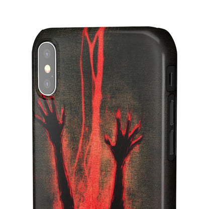 Gothic Crimson Ascension  iPhone X - Slim Phone Case