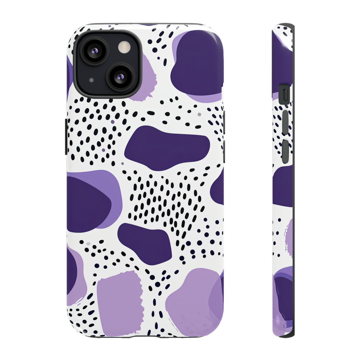 Purple Dots Elegance Case - Schutzhülle fürs Handy