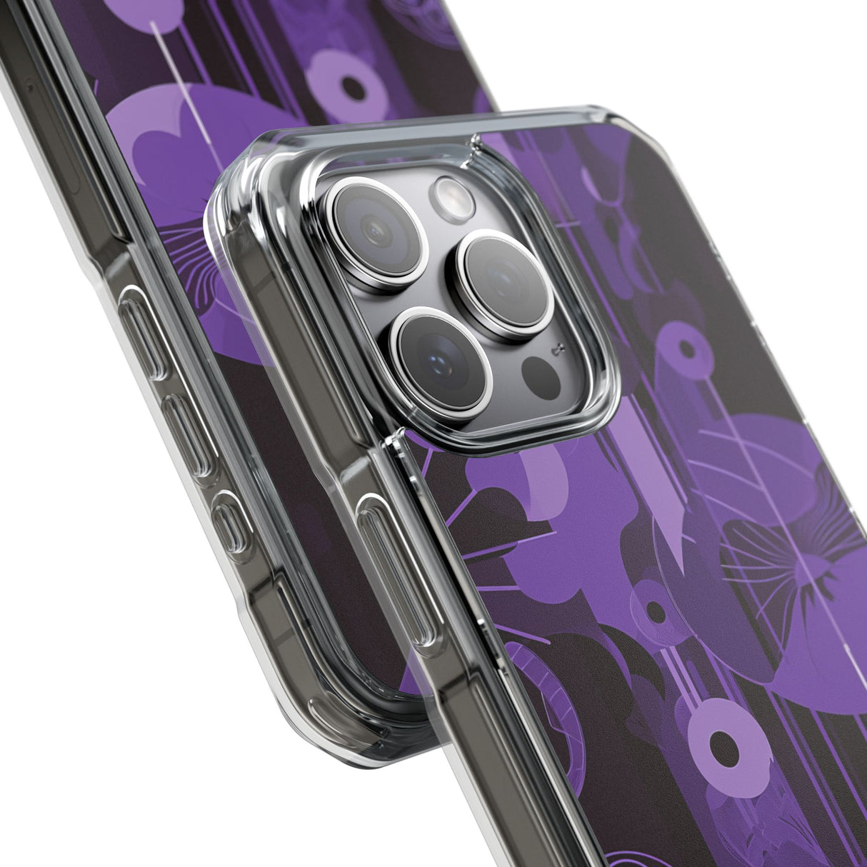 Pantone Ultra Violet | Handyhülle für iPhone (Clear Impact Case – magnetisch) 