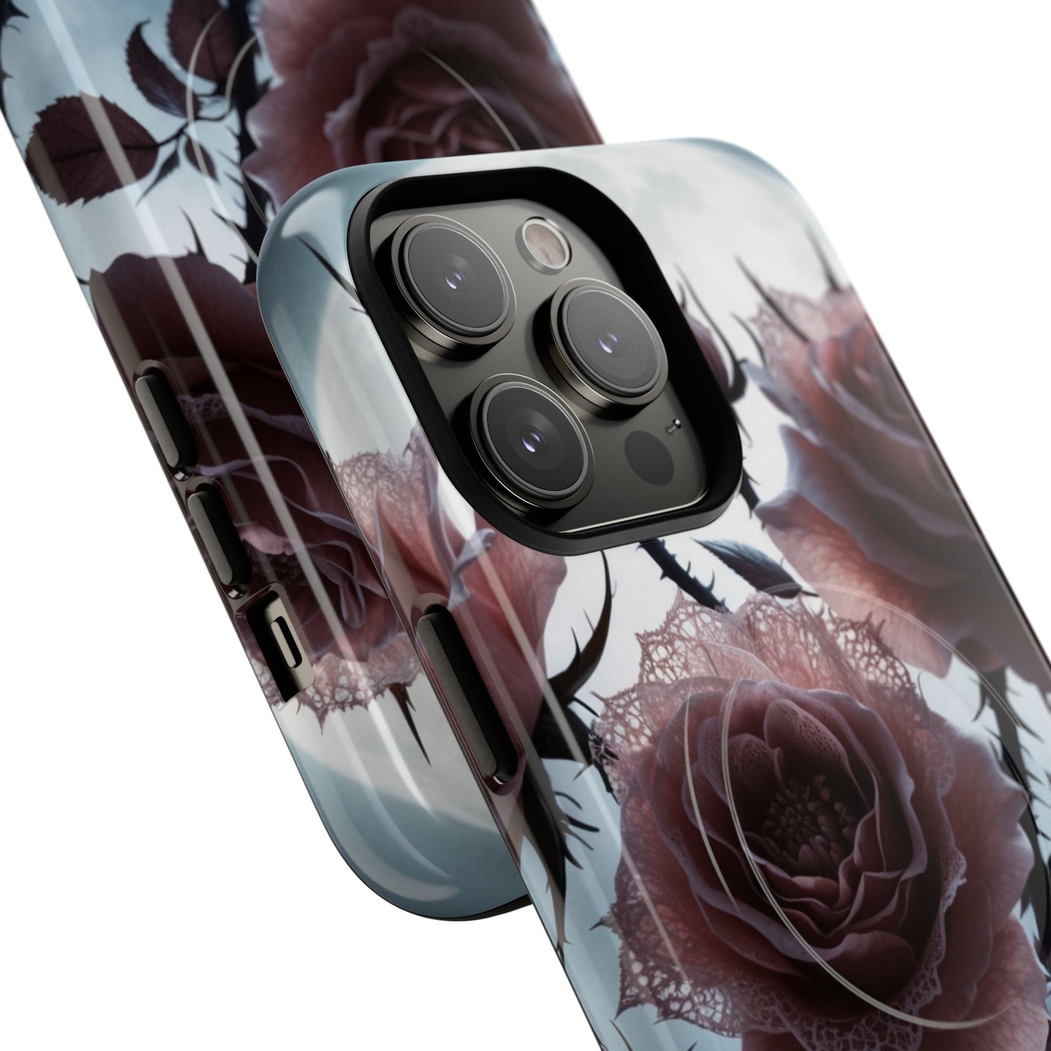Luminous Rose Thorns iPhone 14 Pro Max Case - Tough+