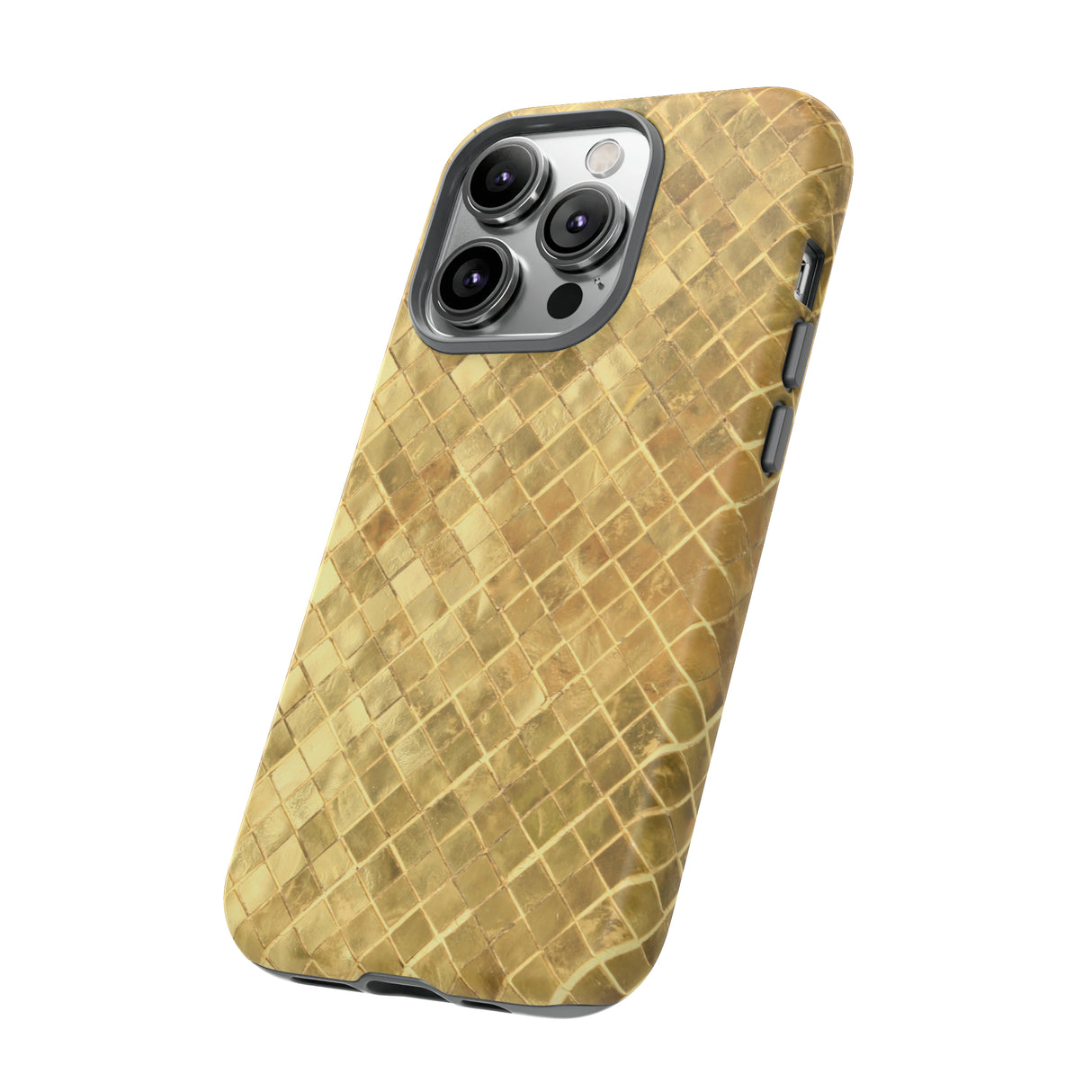 Goldenes Mosaik - Schutzhülle fürs Handy