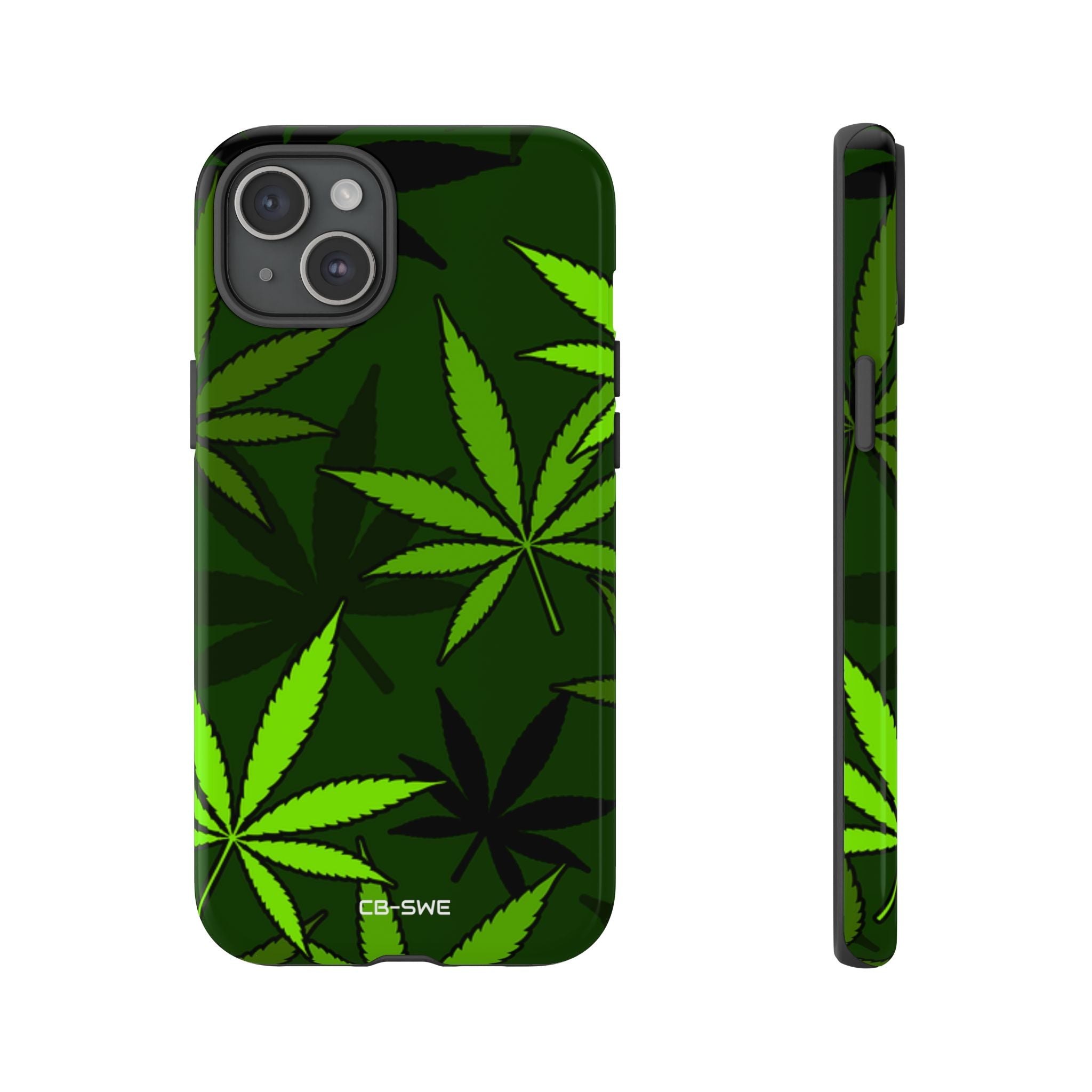 Green Leaf Symmetry - iPhone Case