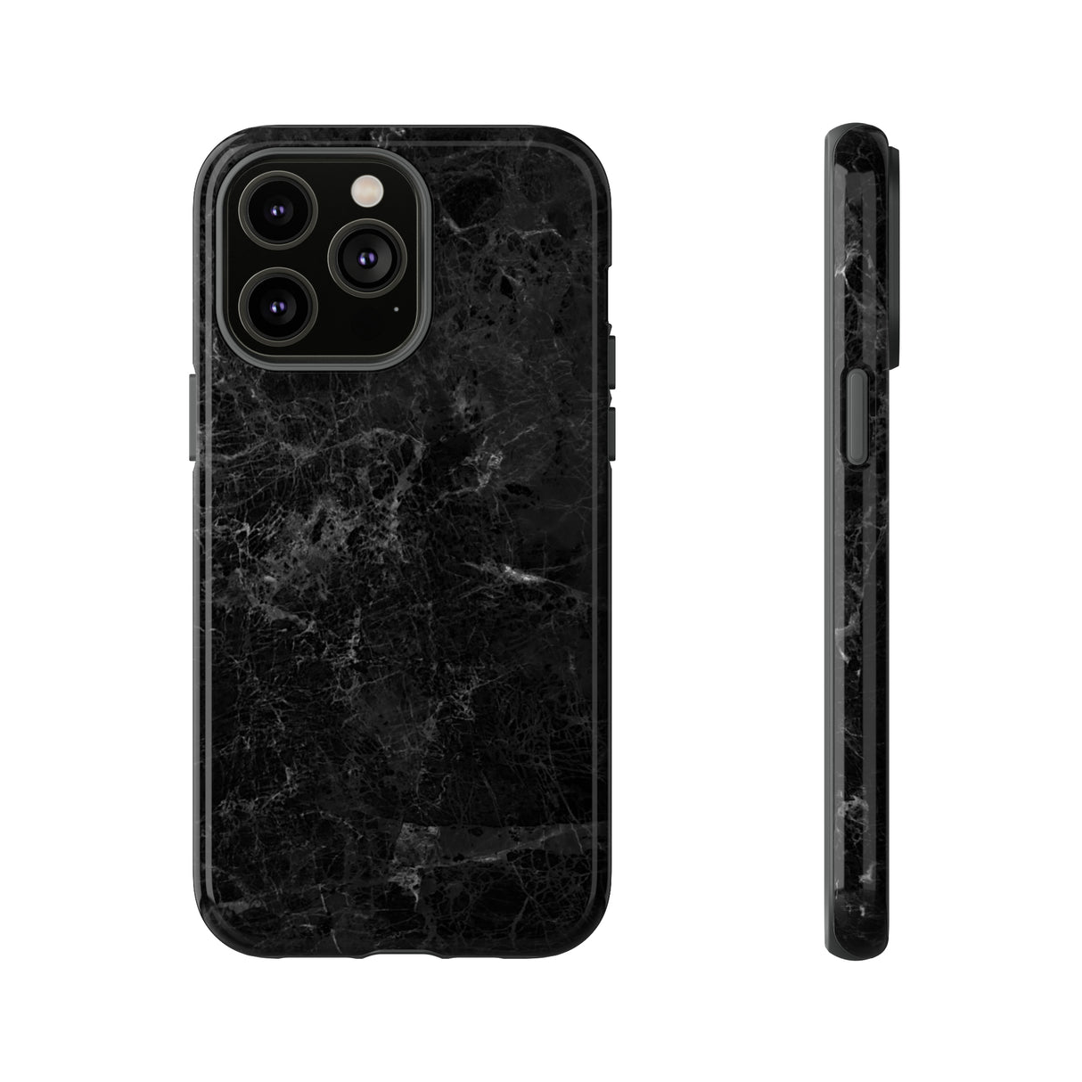 Black Marble - Protective Phone Case