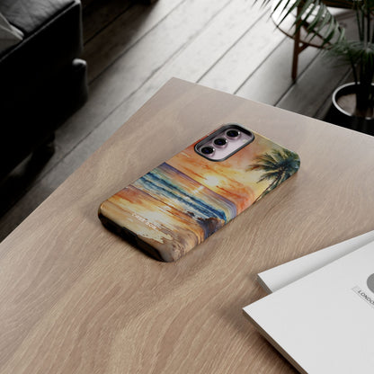 Sunset Palm Samsung S23 Plus Case - Tough