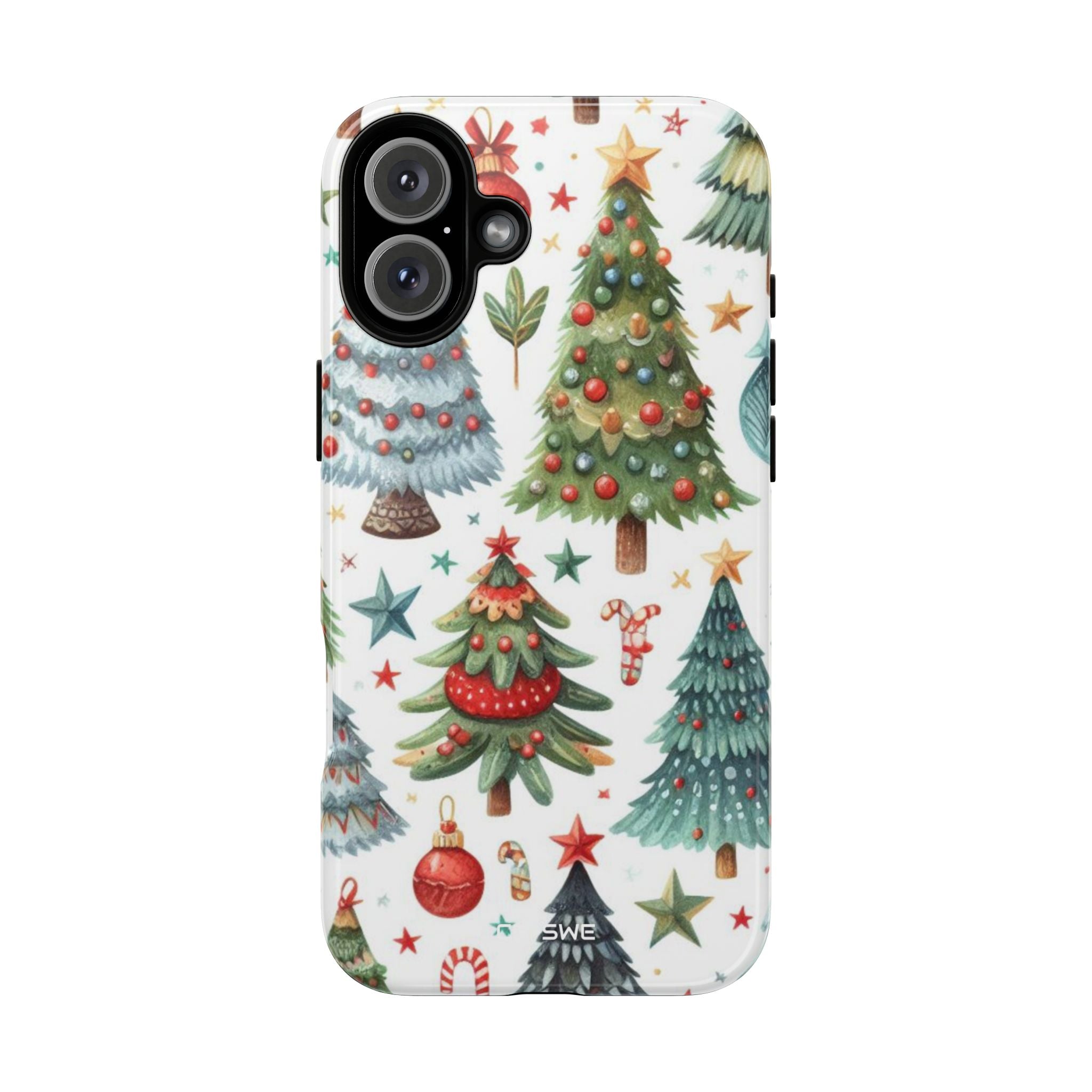 Whimsical Trees Sparkle - iPhone Case