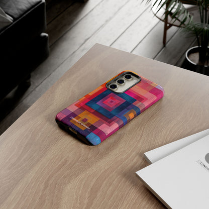 Vibrant Geometry - Tough Samsung S23 Phone Case