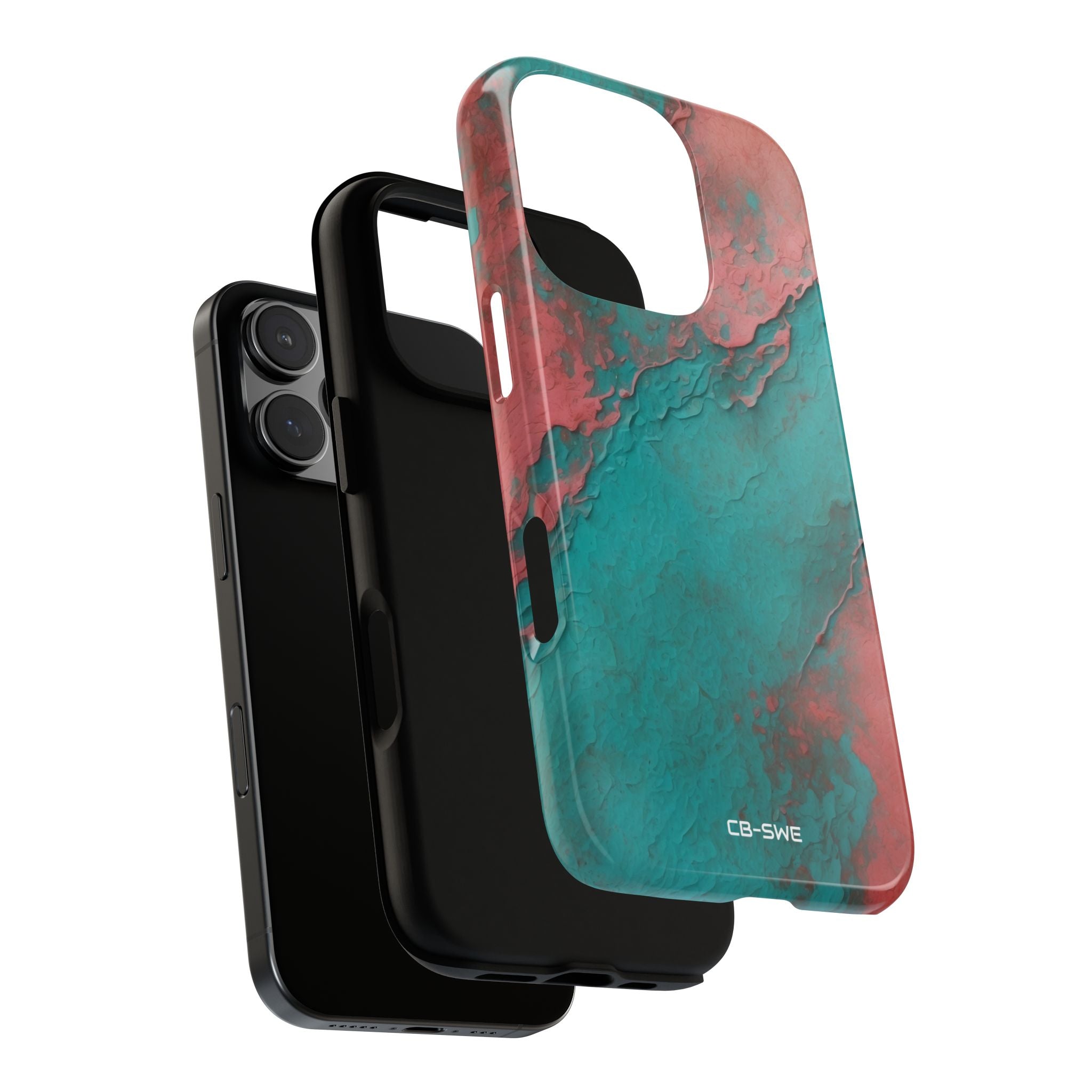 Turbulent Coral Flow - iPhone Case