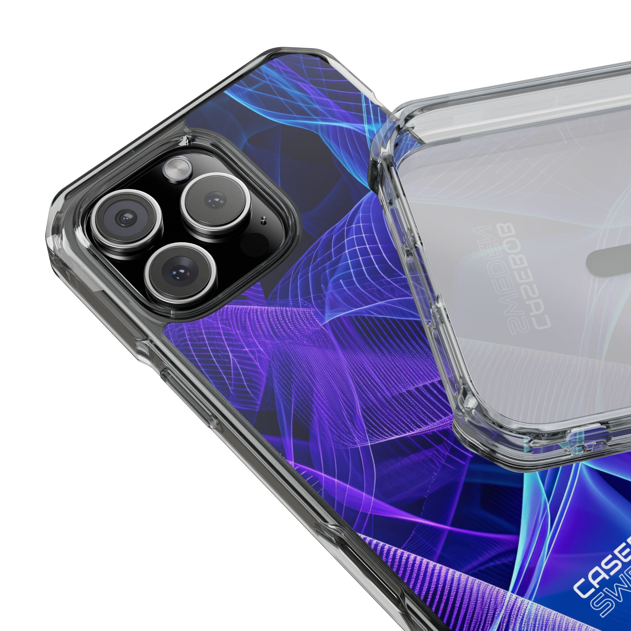Electric Waveforms iPhone 16 - Impact Clear+