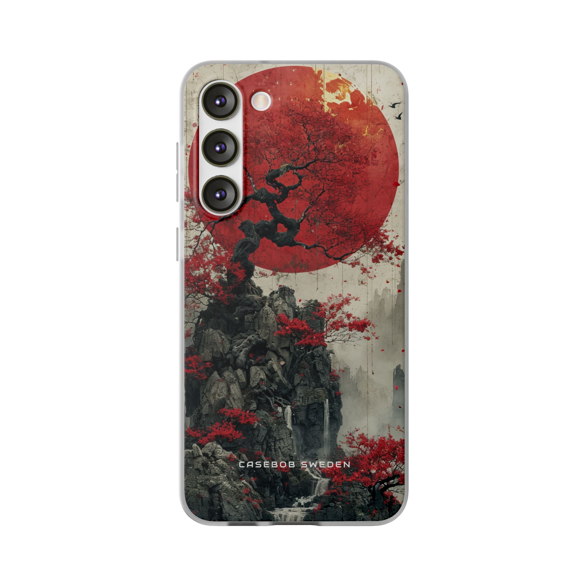 Zen Serenity in Red Harmony Samsung S23 - Flexi Phone Case