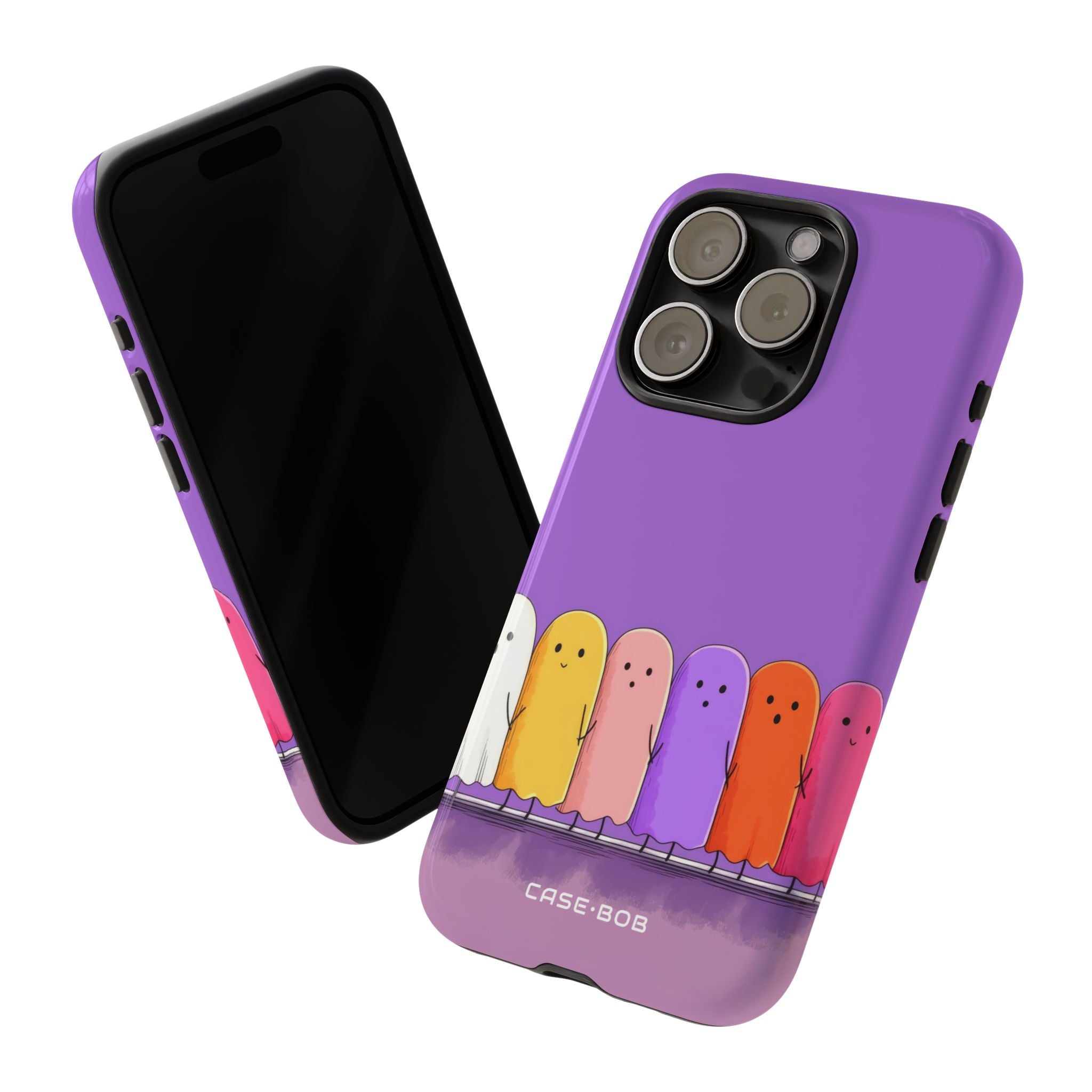 Colorful Ghosts iPhone 15 Pro Case - Tough