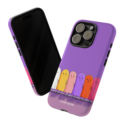 Colorful Ghosts iPhone 15 Pro Case - Tough