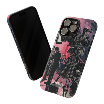 Vintage Cinema Dreams iPhone 15 - Tough