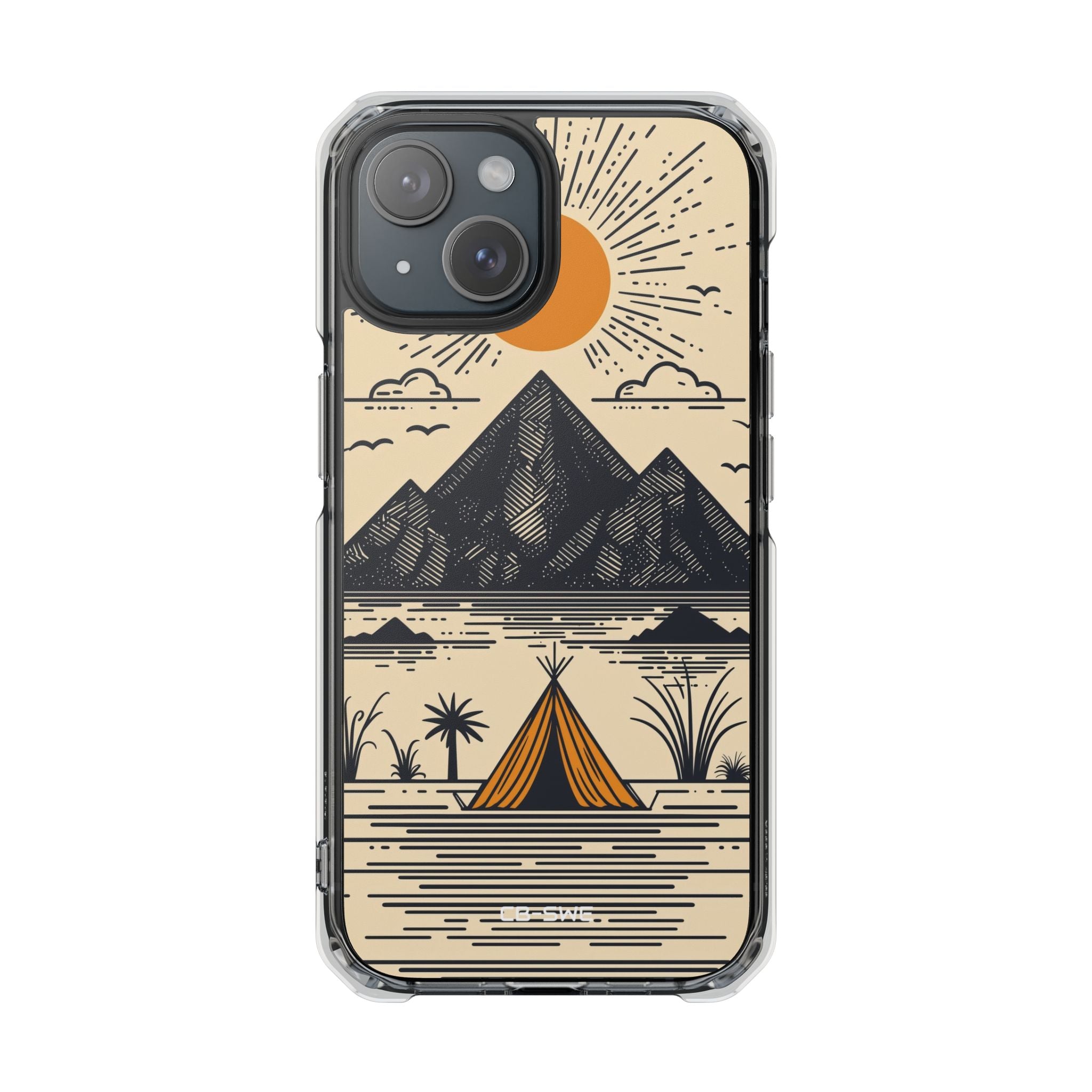 Golden Tent Awaits iPhone Case - Impact
