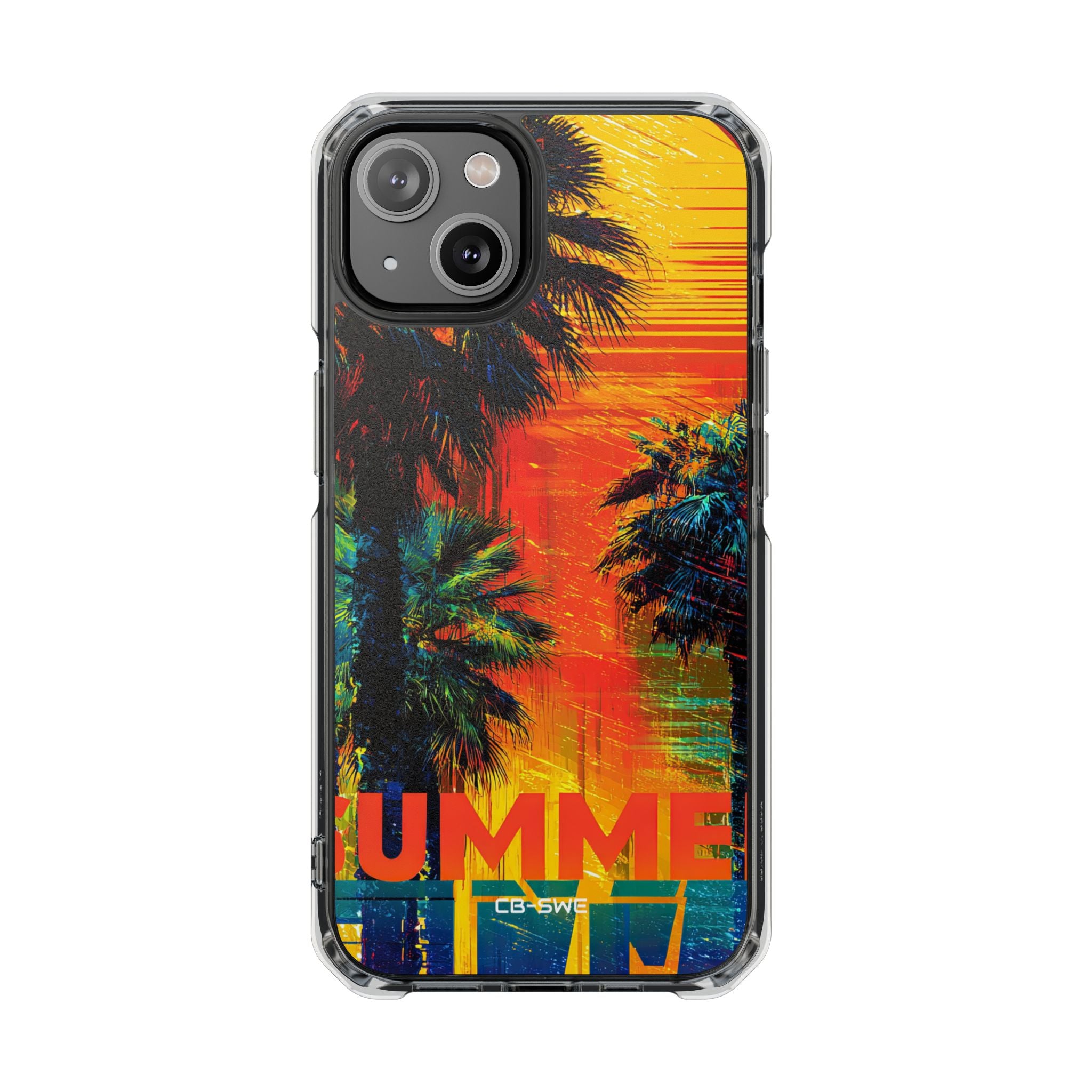Summer Sunset Palms iPhone Case - Impact