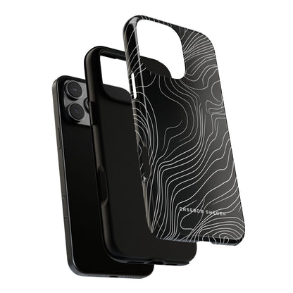 Contour Waveform Flow iPhone 16 - Tough Phone Case