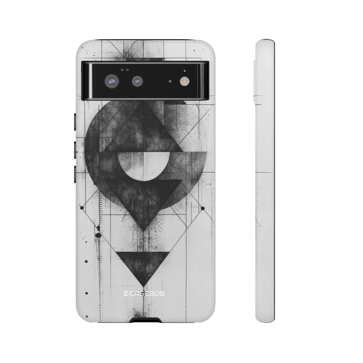 Monochrome Geometry | Protective Phone Case for Google Pixel