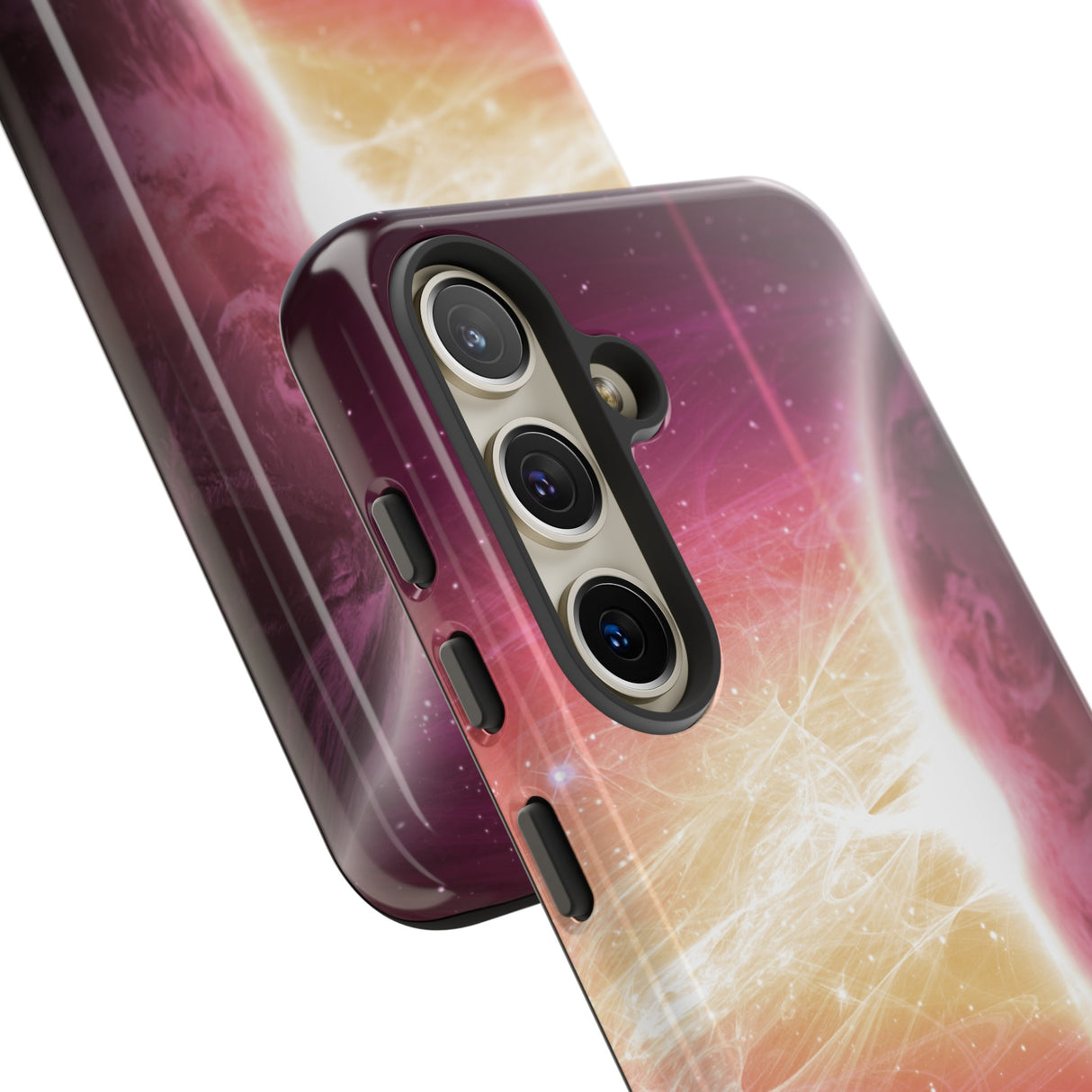 Purple Planets in Space - Protective Phone Case