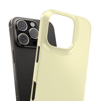 Lemon Chiffon iPhone 16 - Slim Phone Case