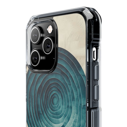 Waves Embrace Circles iPhone Case - Impact