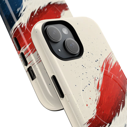 Red Surge iPhone 15 Case - Tough+