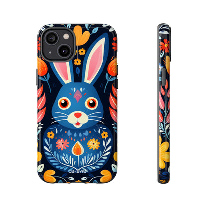 Bunny Jumps Joyfully - iPhone Case