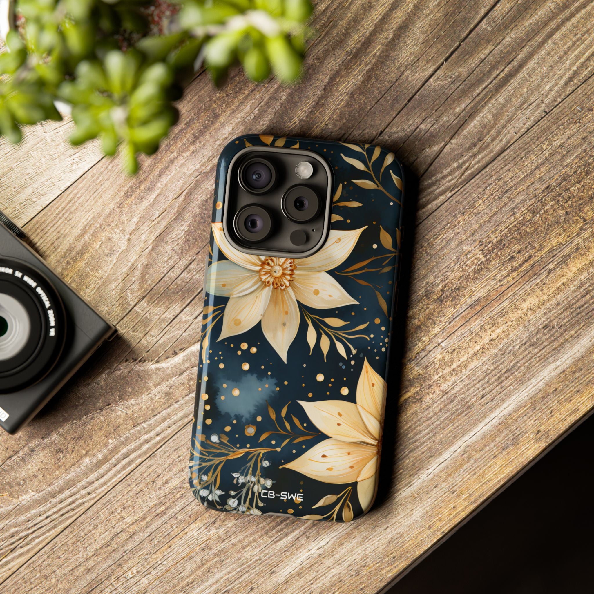 Floral Elegance Flourishes - iPhone Case
