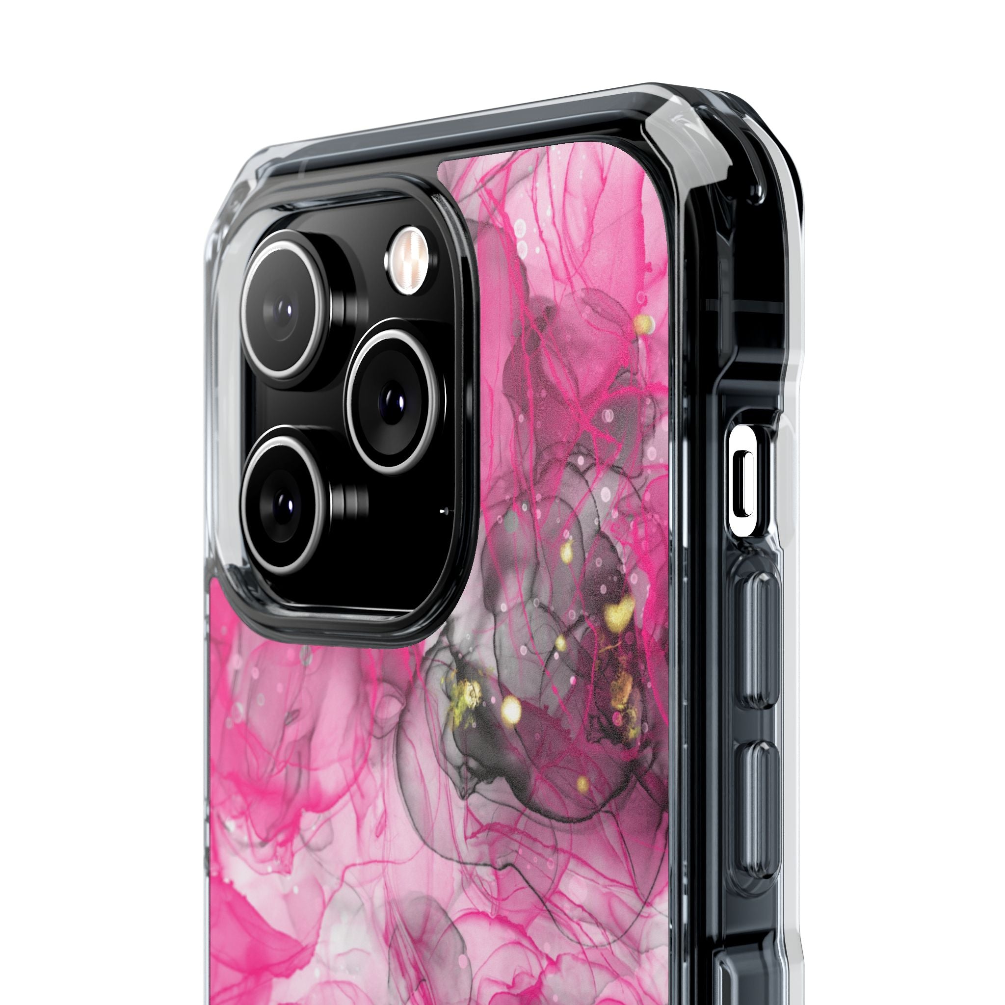 Vibrant Pink Swirls iPhone Case - Impact