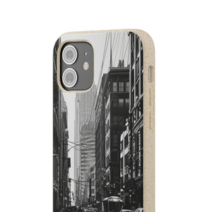 Noir Urban Serenity | Biodegradable Phone Case