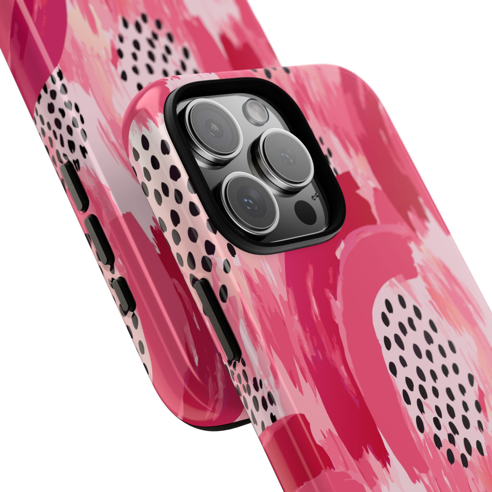 Vibrant Brushwork Dance - iPhone Case