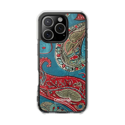 Paisley Floral Fusion iPhone 16 - Impact Clear+